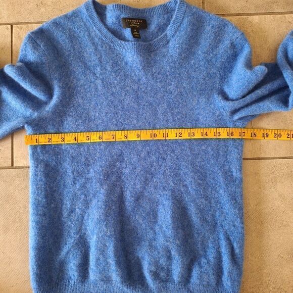 Club Room Blue Cashmere Sweater Womens Size M - Picture 5 of 5